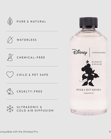 Aroma360 | Disney Polka Dot Kisses | Essential Oil in for All Seasons | 16.9 Fl Oz