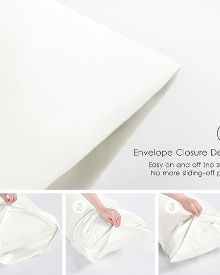 Love's cabin Queen Comforter Set Ivory, 7 Pieces Queen Bed in a Bag, All Season Bedding Sets with 1 Comforter, 1 Flat Sheet, 1 Fitted Sheet, 2 Pillowcase and 2 Pillow Sham