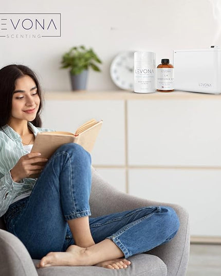 Levona Scent Aroma Diffuser Oil: Oil Diffuser Essential Oils for Diffusers for Home Luxury Scents - La Mamounia Dup Fragrance Oil - Clean & Fresh with Notes of Citrus, Rosewood, Amber & Pine -700 Ml