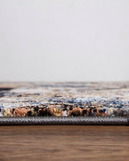 Keen Home Design Area Runner Rugs - 2x12 Non-Shedding, Abstract Runner for Kitchen, Living Room, Bedroom, Dining Room, Entryway - Size: 2'8" x 11'11", Multi