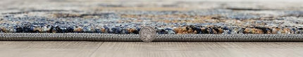 Keen Home Design Area Rugs - 8ft Round Non-Shedding, Abstract Rugs for Kitchen, Living Room, Bedroom, Dining Room, Entryway - Size: 7'10" Square, Multi