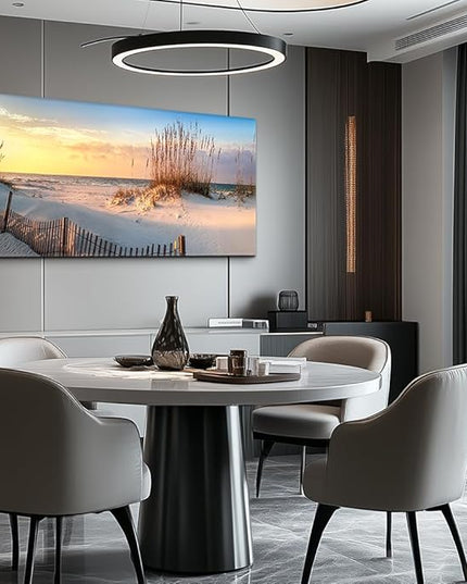 Canvas Wall Art for living room seaview sand dunes Seagrass landscapes bathroom Wall Decor Ready to Hang Home Decorations bedroom kitchen inspirational Canvas prints posters painting mural Artwork