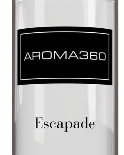 Aroma360 - Escapade Fragrance Oil Scent - Luxury Aromatherapy Scent Diffuser Oil - Hints of Lemon, Ocean, Bergamot, & Fragrant Jasmine - for Essential Oil Diffusers - for Home & Office - 500mL