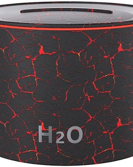 Mood Lighting Humidifier,Simulated Flame Effect,160Ml Essential Oil Diffuser,Colorful Gradient Flame Lamp,Humidifier For Bedroom household Colorful Gradient Flame Humidifier 20-40db(Cracked)