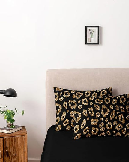 Full Size Cheetah Print Duvet Cover Set Leopard Print Comforter Covers Brown Lip Bed Set Animal Print Bedroom Decor for Kids Teens Boys and Girls