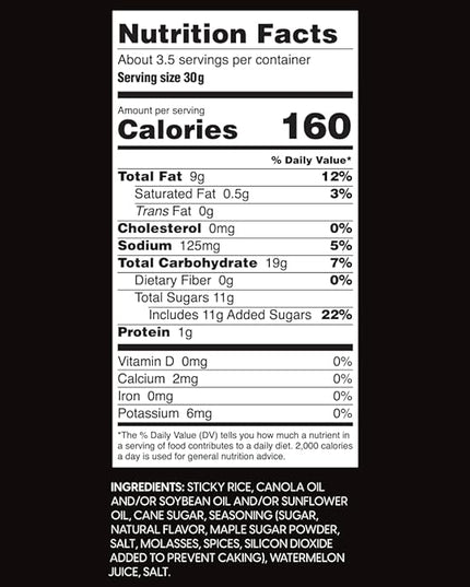 Wowza Buttery Pancake - Healthy Snacks, Mini Rice Cakes, Sticky Rice Crunchy Snack, Low Calorie, Savory Rice Crisp - Ideal Healthy Snack for Adults & Kids, 3.5 oz Bag, 8 Pack