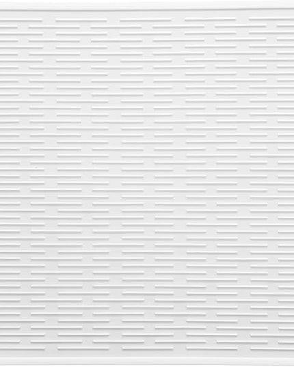 Silicone Dish Drying Mat for Multiple Usage,Easy clean,Eco-friendly,Heat-resistant Silicone Mat for Kitchen Counter or Sink,Refrigerator or Drawer Liner White 2XL 24 inches x 18 inches