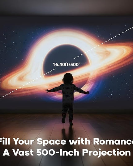 3D Star Projector Full-Room Immersive Galaxy Projector, Large Area Home Planetarium Night Light Projector with HD Soft Light for Relax, Study, and Meditate, Stress Relief Gifts
