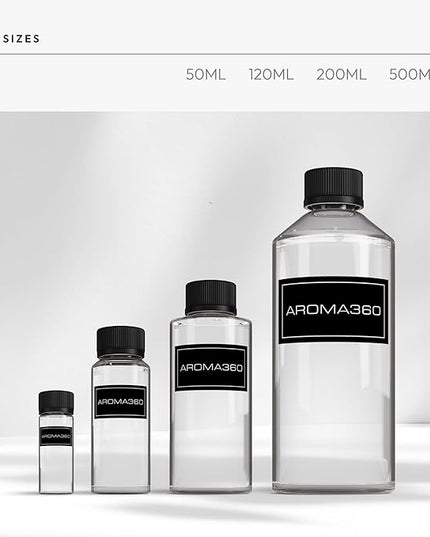Aroma360 - Escapade Fragrance Oil Scent - Luxury Aromatherapy Scent Diffuser Oil - Hints of Lemon, Ocean, Bergamot, & Fragrant Jasmine - for Essential Oil Diffusers - for Home & Office - 500mL