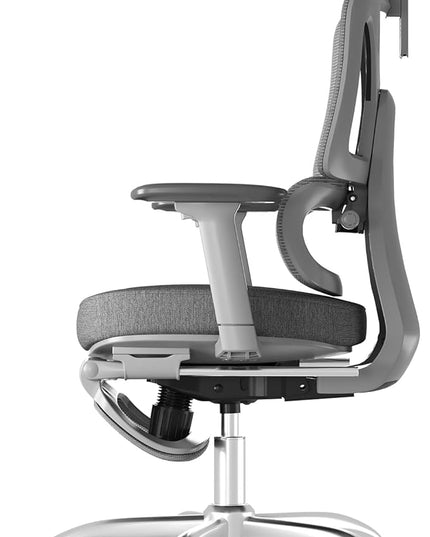FLEXISPOT ErgoX Premium Ergonomic Office Chair with Footrest- Adjustable 3D Armrests, Dynamic Lumbar Support, Recline & Tilt Function, Mesh Seat, for Home & Office Use,Foam Blue