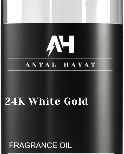 24K Diffuser Essential Oil Scent - Luxury Hotel Inspired Aromatherapy Scent Diffuser Oil - Hints of Zesty Citrus, Floral Jasmine, & Delicate Lily - for Essential Oil Diffusers - 120mL