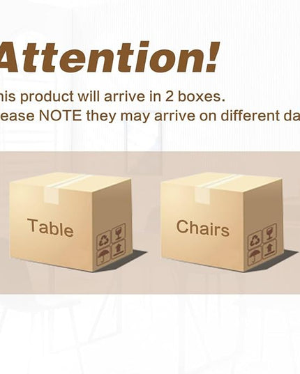 5 Piece Dining Table Set，Dinner Table Set for 4，55'' Kitchen Table and Suede Nap Fabic Chairs Set of 4, 4 Chair Dining Table Set for Kitchen Dining Room