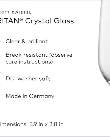 SCHOTT ZWIESEL Forté Champagne Flute (Set of 6), Champagne Glasses with Effervescence Point, Dishwasher-Safe Machine-Made Tritan Crystal Glasses, Made in Germany (8 Ounce)