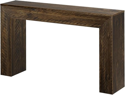 Plank+Beam 56 Inch Camden, Farmhouse Console Table - Solid Pine Wood, Easy Assembly for Living Room or Entryway, Rustic Barnwood
