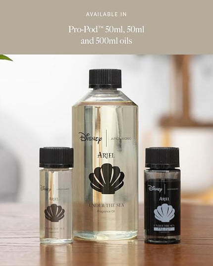 Aroma360 | Disney Under the Sea Fragrance Oil Blend | The Little Mermaid | Princess Ariel | Luxury Essential Oil Diffuser | Aromatherapy Scent Diffuser Oil | Bergamot, Ivy and Ocean 16.9 fl oz, 500 mL