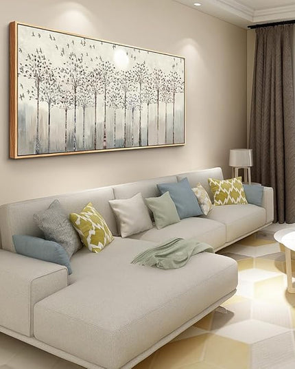 Scenery Abstract Wall Painting Framed Canvas Wall Art For Living Room Large Size Wall Decorations For Bedroom Office Wall Decor Pictures Artwork Canvas Prints Home Boho Wall Decor Natural Wood Framed