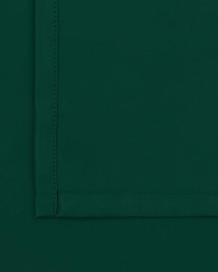 BGment Rod Pocket and Back Tab Blackout Curtains for Bedroom - Christmas Emerald Green Thermal Insulated Room Darkening Curtains for Living Room, 2 Window Curtain Panels (42 x 63 Inch)