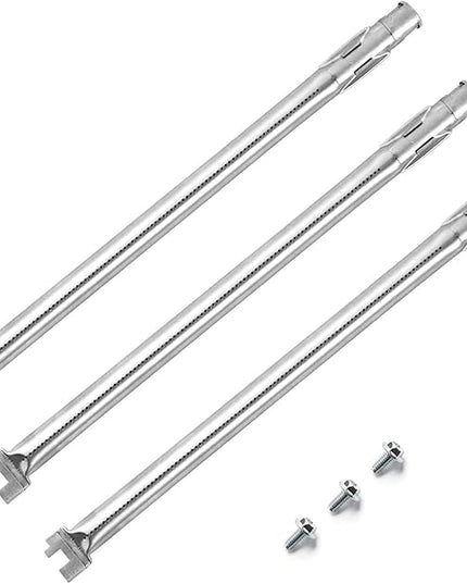 Grill Burner Tube 19.5 Inch Replacement for Weber Genesis 300 Series, Genesis E310 E320 E330 S310 S320 S330 Gas Grills, 62752 LP 3 Burners Tube Set Fits Up Front Control
