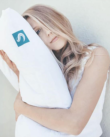 Sleepgram 2-Pack Cooling Bed Pillows & Removable Cover for Sleeping Sets, King Size - Adjustable and Washable Bedding Pillow Set for Comfortable Sleep