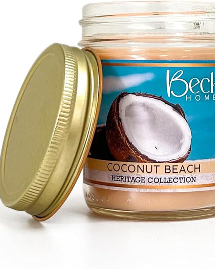8oz Coconut Scented Candles for Home, 45 Hrs Soy Wax Candle, Aromatherapy Candle Gifts for Men and Women