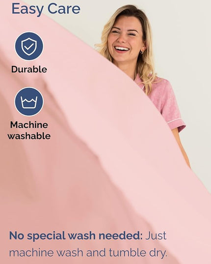 Extra Deep King Sheet Set - 6 Piece Breathable & Cooling Sheets - Hotel Luxury Bed Sheets Set - Easy & Secure Fit - Soft, Wrinkle Free & Comfy Sheets Set - Baby Pink Sheet Set with Extra Deep Pockets