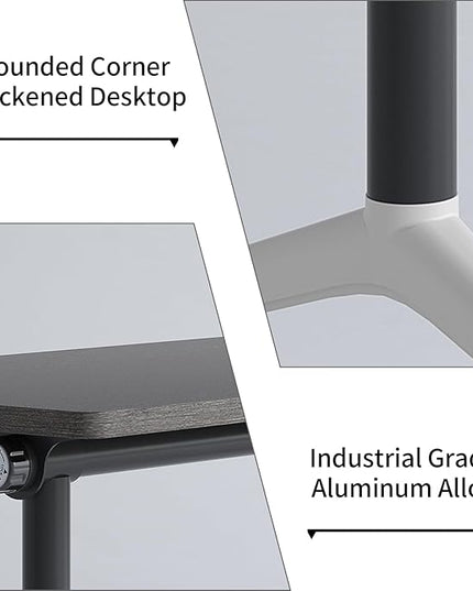 Conference Room Table with Flip-Top Design for Dynamic Meetings, Business Table Computer Desk with Heavy-Duty Frame,Foldable Seminar Meeting Tables for Home Office (2, B, 70.8IN)