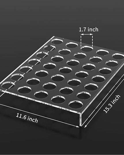 AITEE Acrylic K Cup Drawer Organizer, Clear K Cup Organizer Tray for Drawer or Countertop Storage,Hold 35 Coffee Capsules,K Cup Coffee Pod Holder for Office and Kitchen K Cup Storage (11.6x15.3Inches)