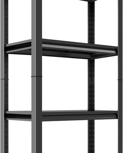 Garage Shelves,14-48''W Heavy-Duty Storage Shelves, Double-Layer Uprights, Thickened Shelves, Waterproof &Rustproof, Suitable for Indoor & Outdoor Use.