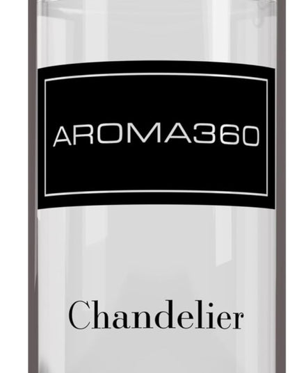Aroma360 - Chandelier Fragrance Oil Blend | Hotel Inspired for Luxury Essential Oil Diffusers | Aromatherapy Scent Diffuser Oil | Bergamot, Woodsy Sandalwood, and Flirtatious Saffron - 50ML