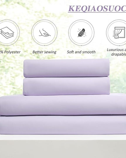 Pinch Pleated Lavender Blackout Curtains Short 2 Panels Set 45 Inch Length for Small Windows, Sound & Light Reducing Room Darkening Drape for Bathroom Bedroom(Lavender, 2 Pieces, W40 x L45)