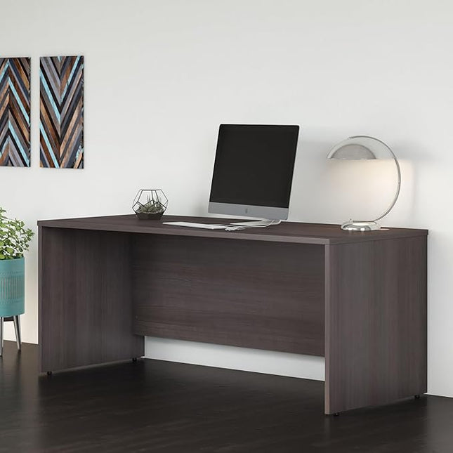 Bush Furniture BSHSCD272SG Studio C Storm Gray 72W x 30D Desk Shell