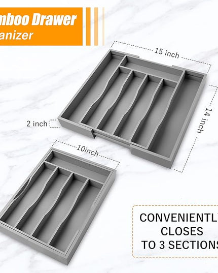 Kitchen Silverware Drawer Organizer and Storage Best Grandpa Grandfather Elder Men Father Day Grandparents Great Papaw Peepaw Grampy Pawpaw Granddad Happy Birthday Christmas Xmas Unique Cool Gifts