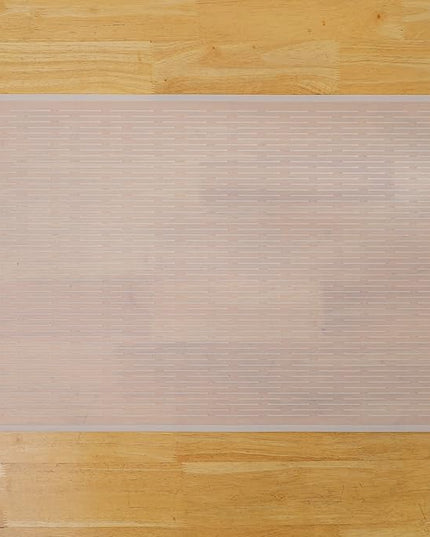 Silicone Dish Drying Mat for Multiple Usage,Easy clean,Eco-friendly,Heat-resistant Silicone Mat for Kitchen Counter or Sink,Refrigerator or Drawer Liner Translucent 3XL 28 inches x 18 inches