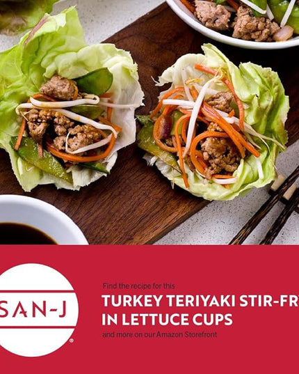 San-J - Gluten Free Teriyaki Sauce - Well-balanced Sauce for Cooking - Non-GMO - 10 oz. Bottle