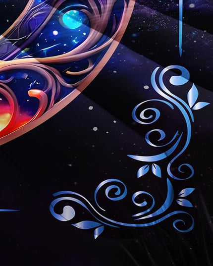 Tree of Life Bedding Twin Comforter Set,Mystic Planet Starry Sky Printed Bedding Comforter Sets for Kids Boys Girls Room Decor,Bohemian Bedding Puffy Comforter Sets 2 Pillowcases.