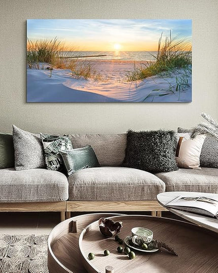 Lapremoly Wall Decorations - Canvas Wall Art for Living Room, Bedroom & Office - Modern Wall Decor - Ocean View Seascape Prints & Paintings - Framed Mural Artwork for Home Decor