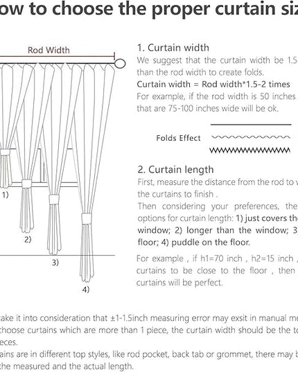 Joydeco Linen Curtains 84 Inch Length 2 Panels Set, Light Filtering Curtains for Bedroom Living Room,Linen Blend Drapes 52 Inches Wide with Back Tab Rod Pockets (W52 x L84 Inch, Natural)