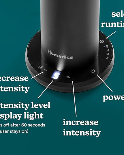 Homedics SereneScent Waterless Home Fragrance Diffuser, Use with Homedics SereneScent Oil (Sold Separately), Patented Air Diffusion Technology, Clean & Natural Fragrance, Enhances Mood, Large Rooms