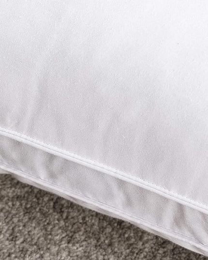 puredown® Goose Feather Down Pillows, Soft Gusseted Bed Pillows for Sleeping with 100% Cotton Shell, Set of 2, King Size