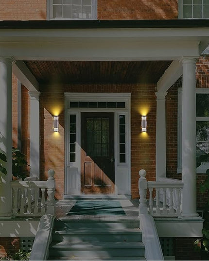 TENGXIN Outdoor Wall Lights,Exterior Wall Light Fixture with Stainless Steel Cylinder,Waterproof.