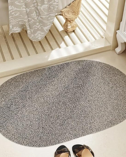 Seasons SE85 Fall Charcoal 2' x 3' Oval - Braided Area Rug, Home Decor, Floor Mat or Bedroom Rug - Easy Care, Ideal for High Traffic Areas in Hallway and Living Room - Made in USA