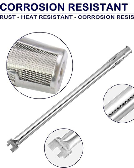 Grill Burner Tube 19.5 Inch Replacement for Weber Genesis 300 Series, Genesis E310 E320 E330 S310 S320 S330 Gas Grills, 62752 LP 3 Burners Tube Set Fits Up Front Control
