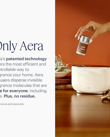 Aera Home Essential Oil Fragrance Diffuser – Waterless Electric Aromatherapy Smart Plug-in, Wi-Fi & App/Alexa Controlled, Hypoallergenic – for Rooms 500-1000 sq ft (Capsules Sold Separately)