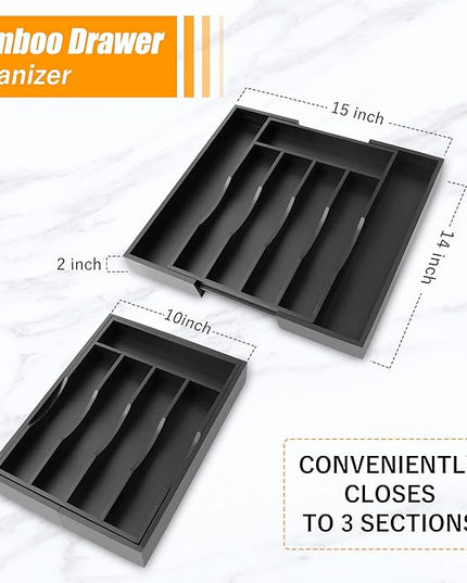 Kitchen Silverware Drawer Organizer and Storage Kitchen Gadgets Best Sellers 2025 First Apartment Essentials New Home Must Haves Things Stuff Accessories House Warming Housewarming Hostess Host Gifts