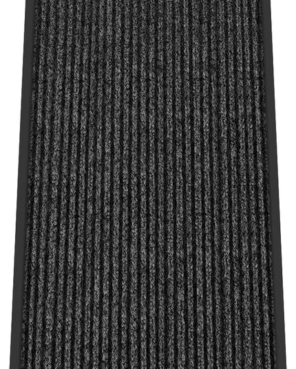 Kuyal Front Door Mat, 3'x10' Indoor Outdoor Entrance Mat, Commercial Floor Mats Inside Outside Entrance, Heavy Duty Durable Welcome, Rubber Backing Non Slip Outdoor Mats for Entryway,Black
