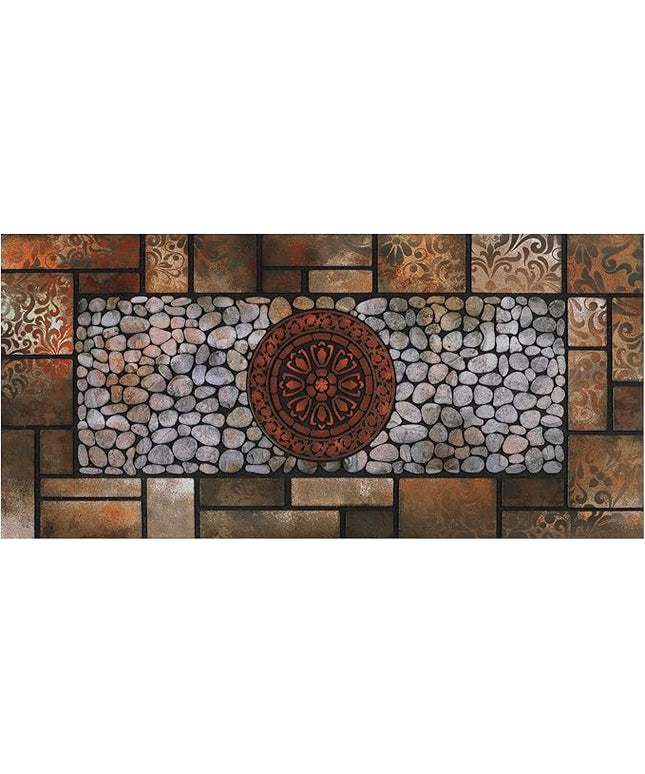 Large 47"x22" Heavy Duty Welcome Mat Outdoor with Non-Slip Rubber Backing - Durable Outdoor Door Mat for Front Door Entrance, Garage, Patio & High Traffic Areas（Sunflower）