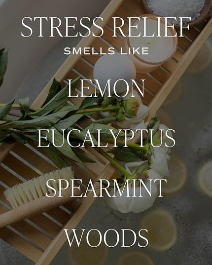 Sweet Water Decor Stress Relief Reed Diffuser – Room Decor Aesthetic with Long-Lasting Premium Fragrance of Lemon, Orange, Eucalyptus, Parsley, Lavender, and Sage for 4 Months – Ideal for Home Decor