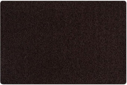 Beverly Rug Non-Slip Modern Entry Rug 2x3 Solid Traditional Rubber Backing Machine Washable Soft Thin Indoor Area Rugs for Living Room Stain Resistant Non Shedding Casual Carpet (2 x 3 Brown)