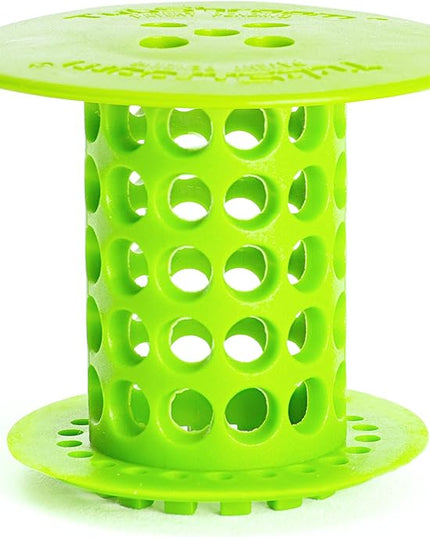 TubShroom Tub Drain Hair Catcher Strainer, Green – Drain Protector and Hair Catcher for Bathroom Drains, Fits 1.5” – 1.75” Bathtub and Shower Tub Drains