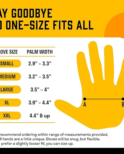 Hey Grill Hey Pitmaster Gloves | BBQ Gloves | Heat Protection up to 500°F or 260°C | High Temp Resistance | Fireproof Glove for Grilling Smoking Barbecue | Washable Mitts | Waterproof | Size - XL
